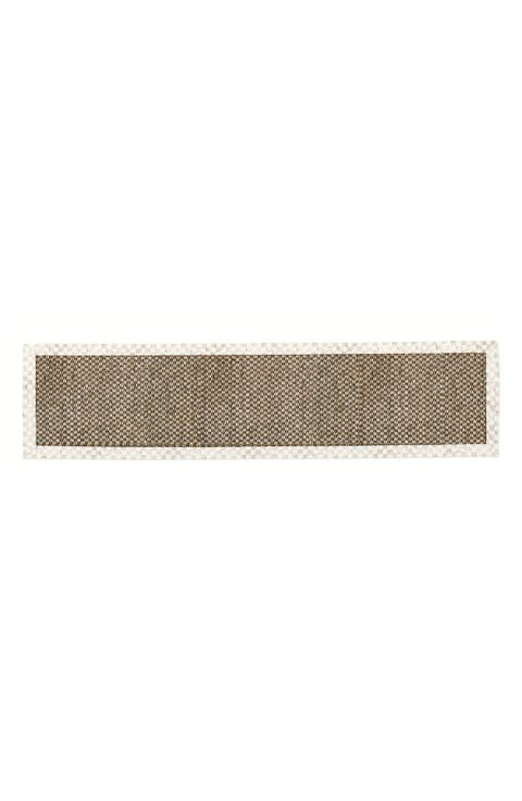 Mocha Check Chunky Sisal Rug