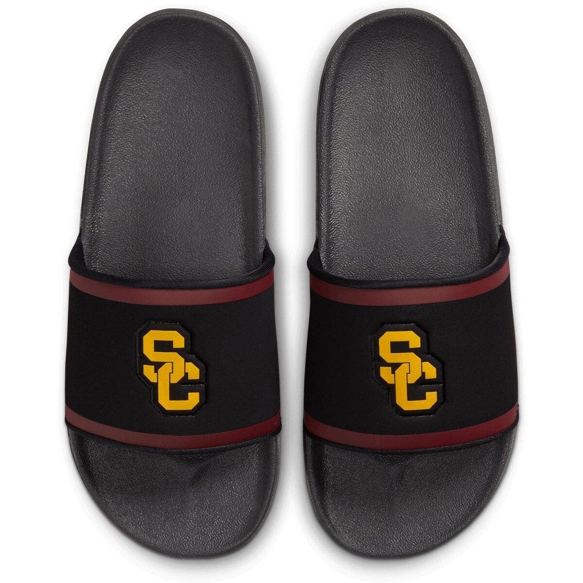 Nike USC Trojans Off-Court Wordmark Slide Sandals, Main, color, 
