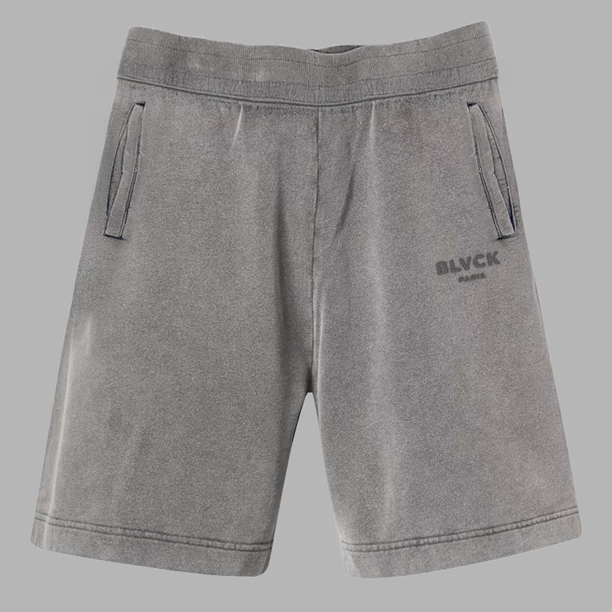 Blvck Acid Wash Shorts in Grey 