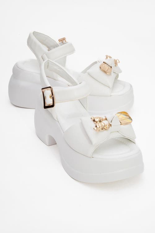 Prologue Shoes Merida Buckle Platform Sandal