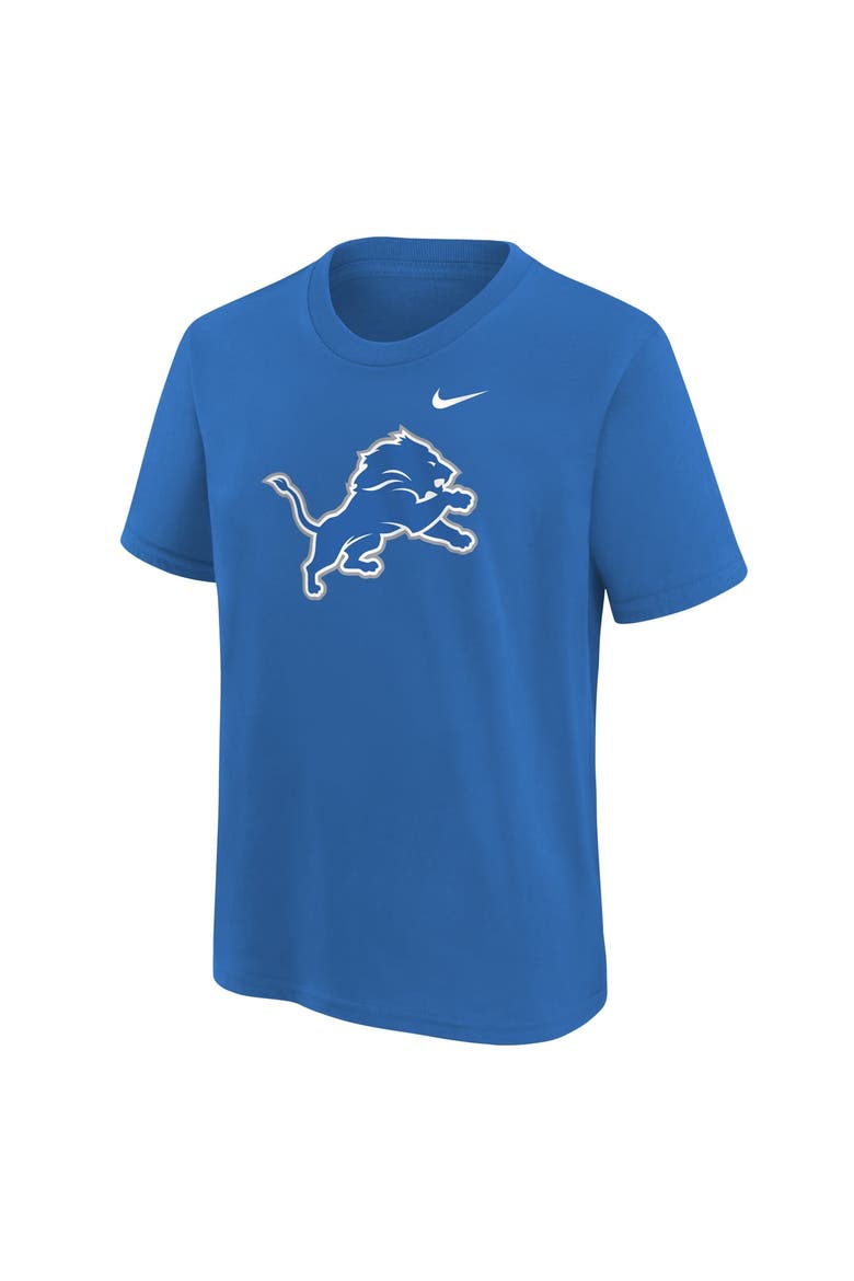 Youth Nike  Blue Detroit Lions Logo T-Shirt, Main, color, Blue