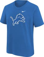 Nike Youth Nike Blue Detroit Lions Logo T-Shirt