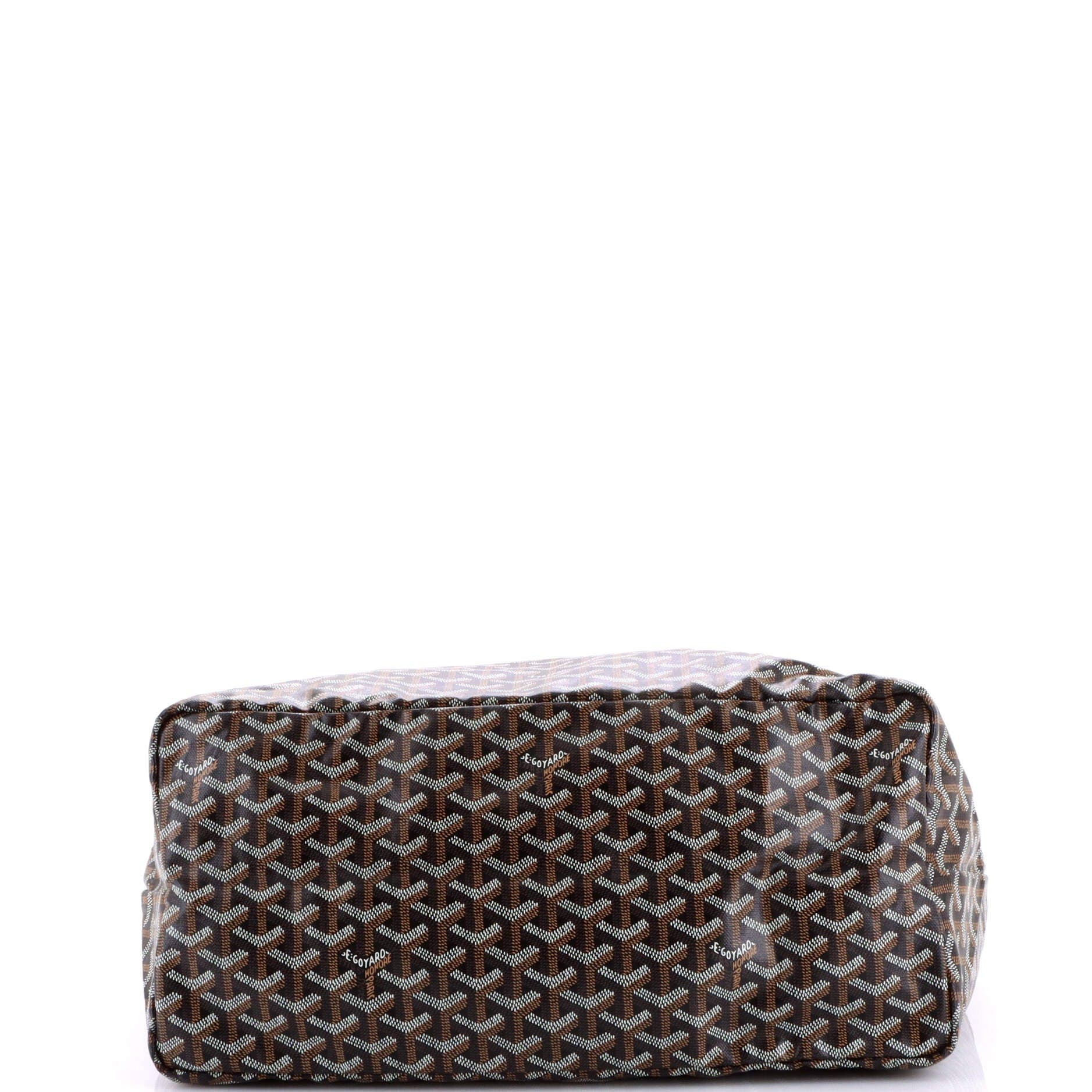 Pre-Owned Goyard Saint Louis Tote Coated Canvas GM, Alternate, color, Brown