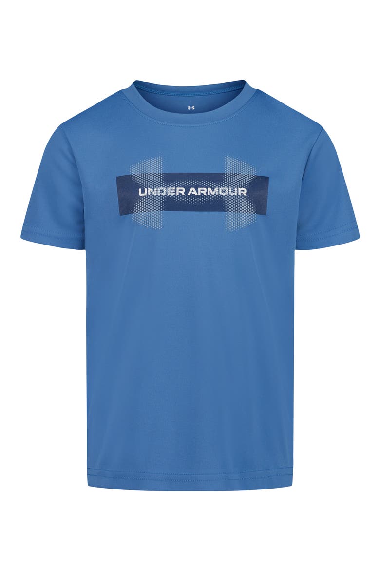 Kids' UA Tech™ Logo Graphic Performance T-Shirt, Main, color, AEGEAN BLUE