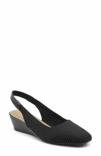 Pluto Slingback Wedge Pump