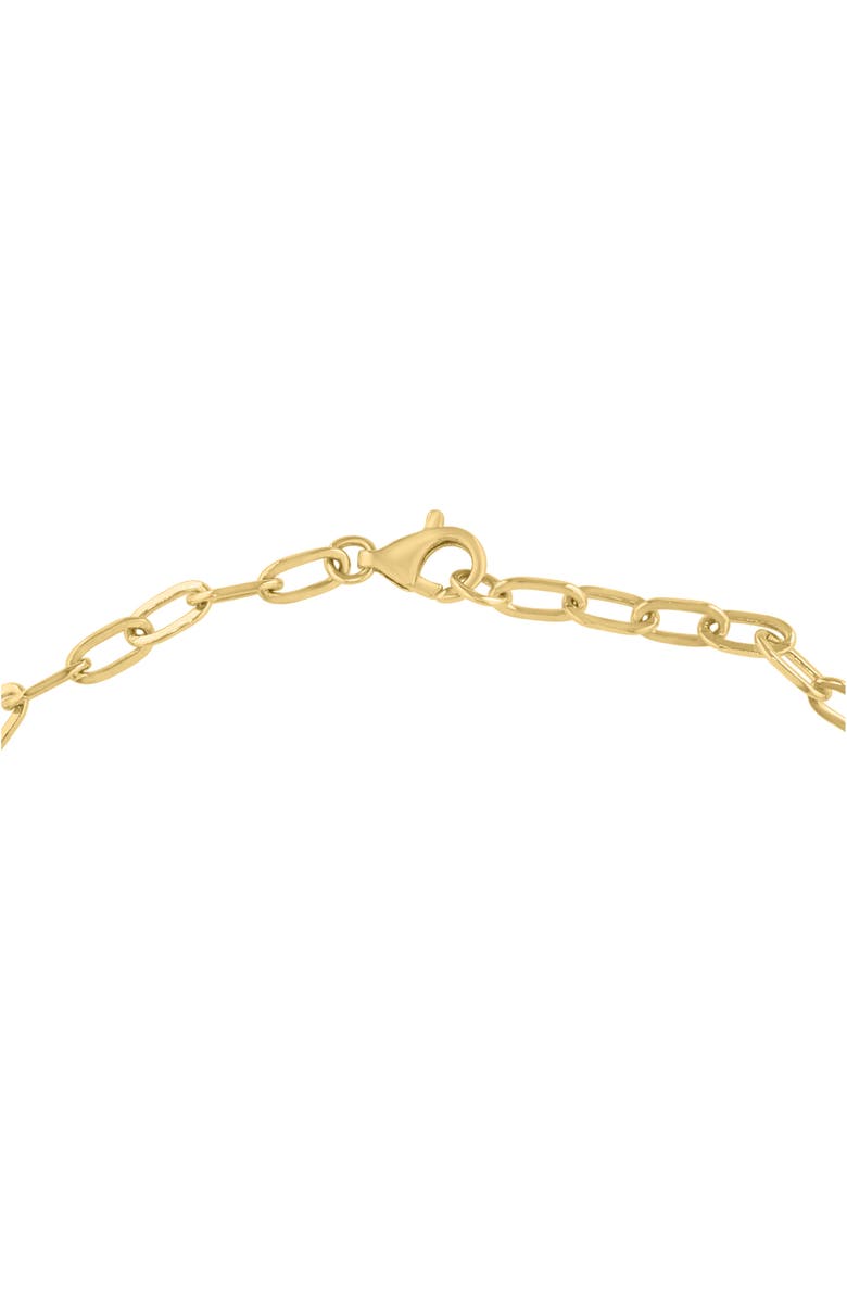 EFFY Diamond Link Paper Clip Chain Bracelet, Alternate, color, Gold