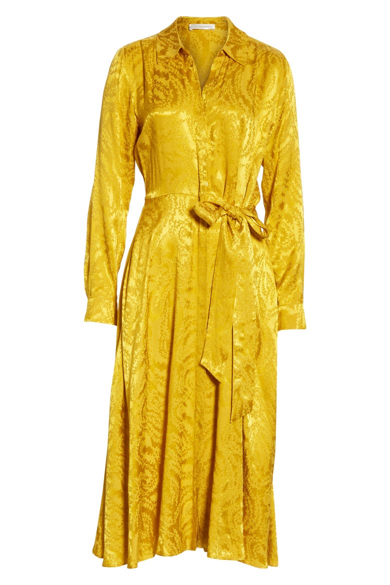 Baily Jacquard Midi Dress, Alternate, color, SWIRL