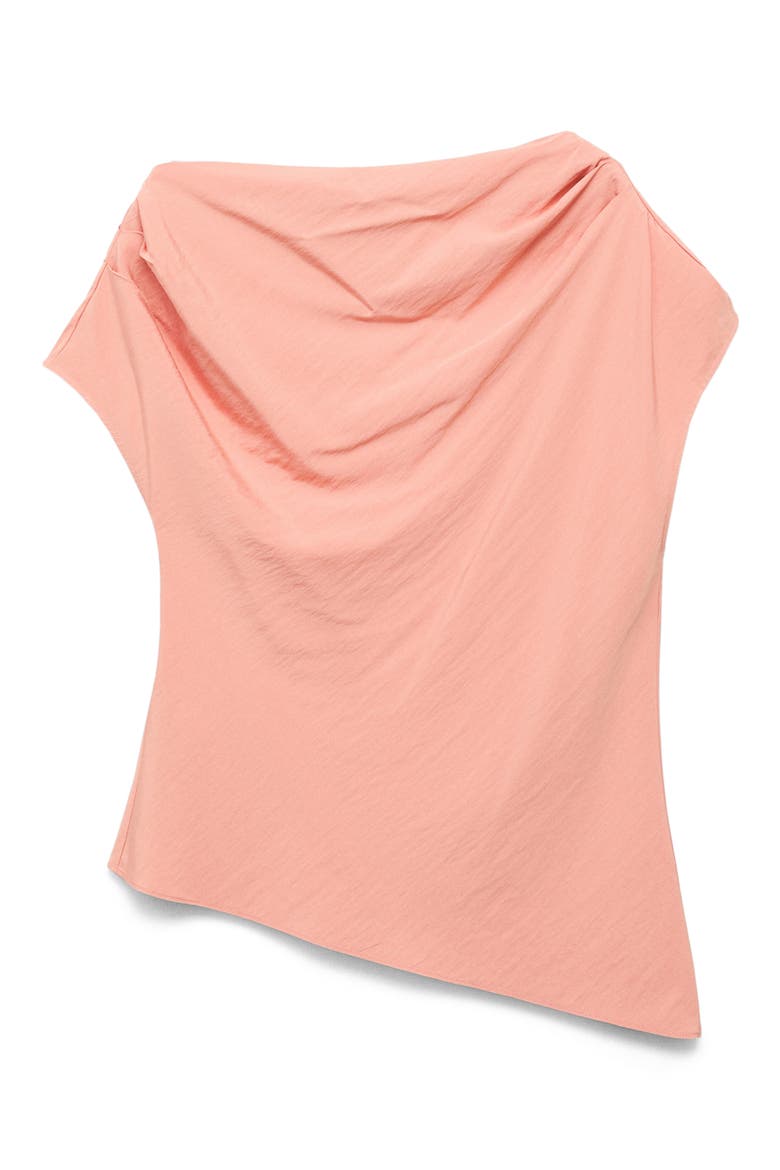 Draped Asymmetric Top, Main, color, PINK