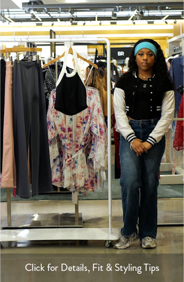 Flight Poolside Rib Crop Halter Top, sales video thumbnail