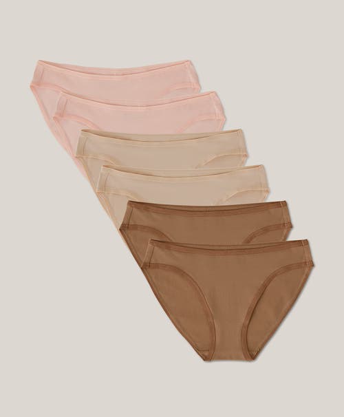 Pact Organic Cotton Everyday Classic Fit Bikini 6-pack