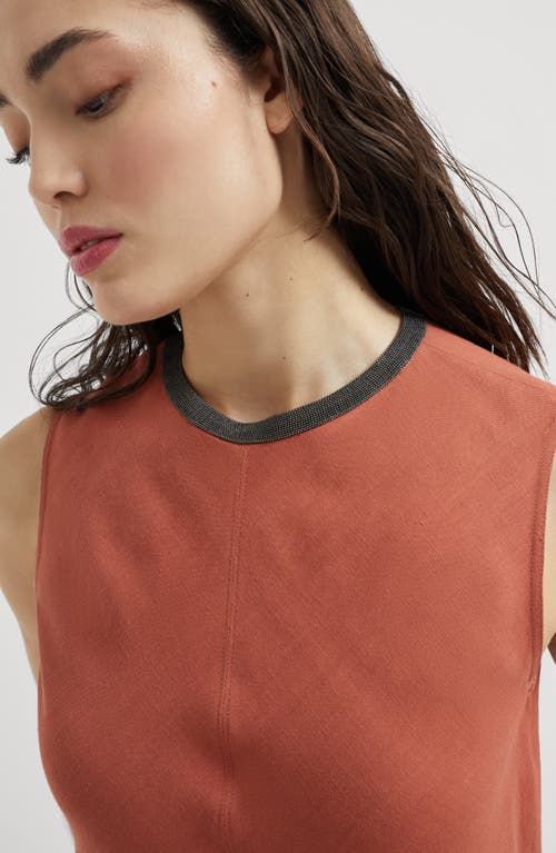 Brunello Cucinelli Monili Midikleid Mit Kettendetail