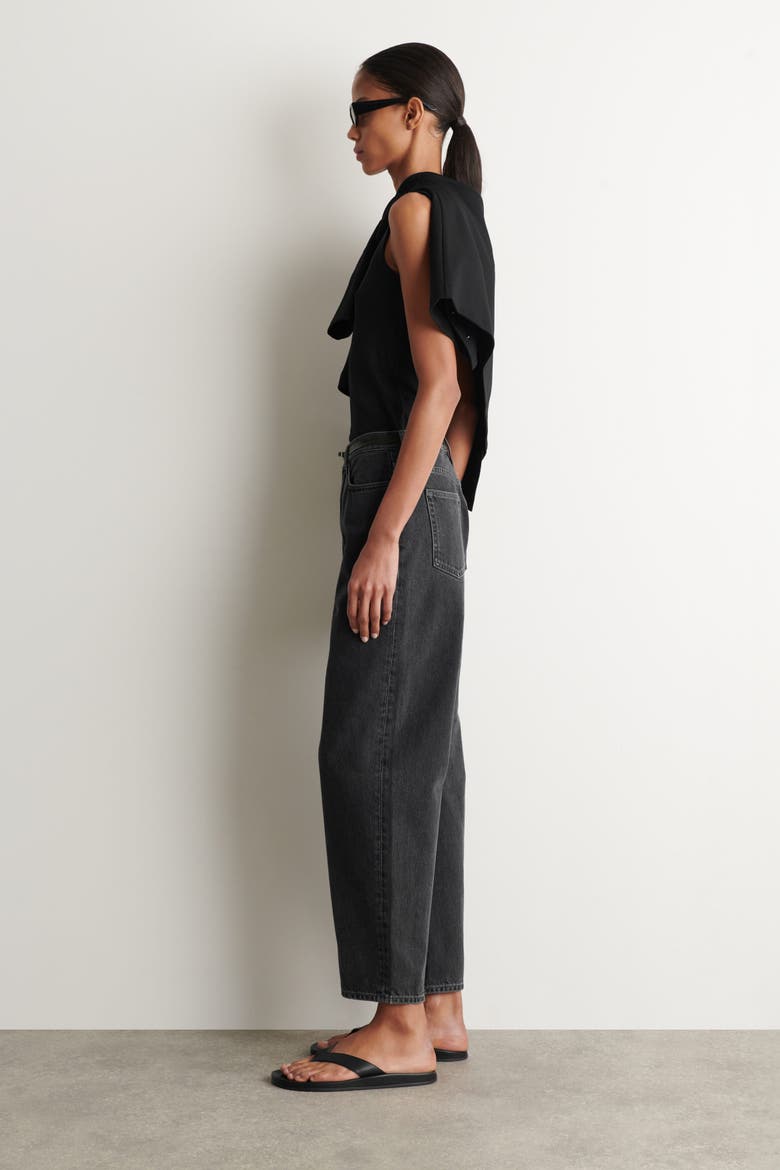Arch Tapered Jeans, Alternate, color, BLACK