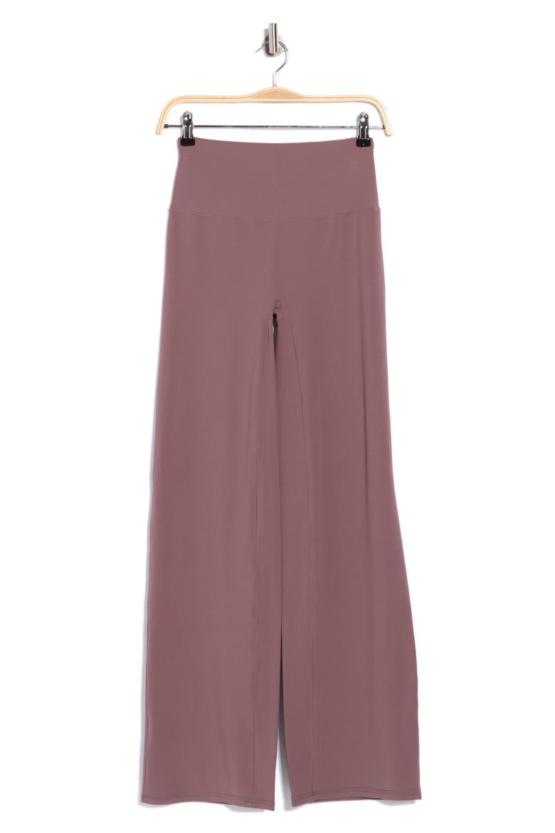 Serenity High Waist Straight Leg Pants, Alternate, color, GREY PLUM
