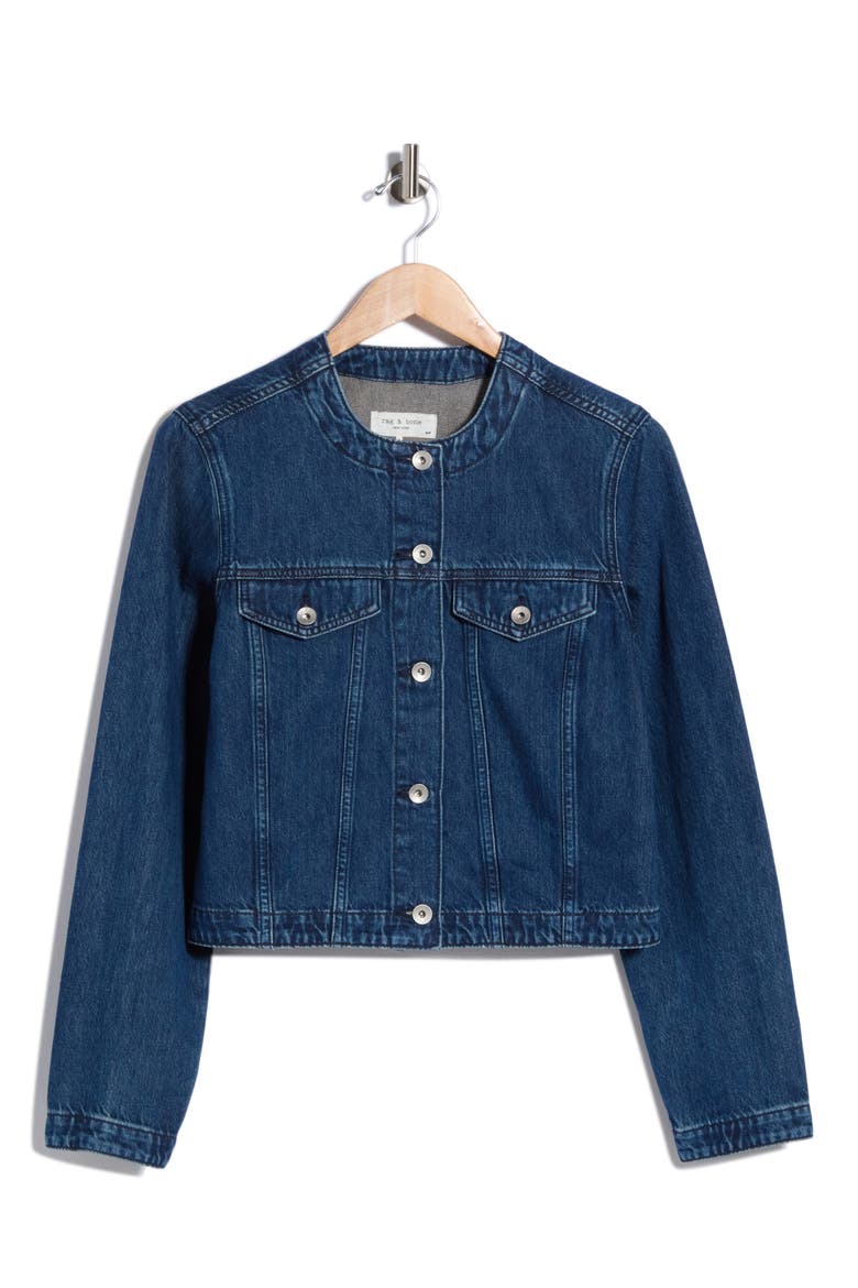 Dora Crop Denim Jacket, Alternate, color, NOAH