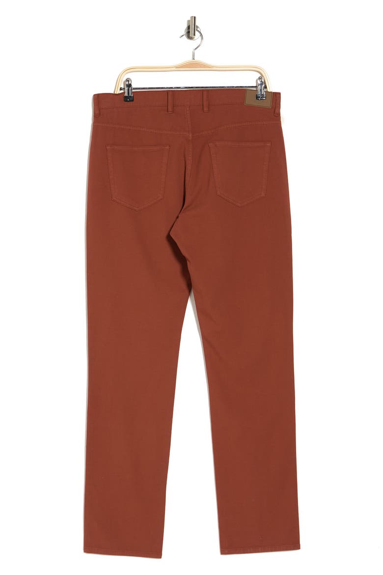 4-Way Stretch Canvas 5-Pocket Pants, Alternate, color, CLAY
