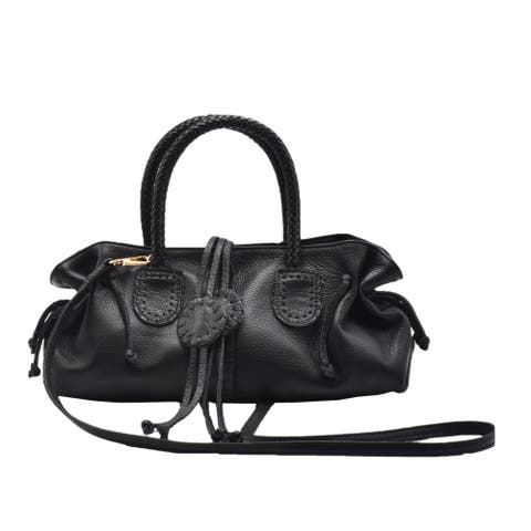 Mini Satchel Leather Bag