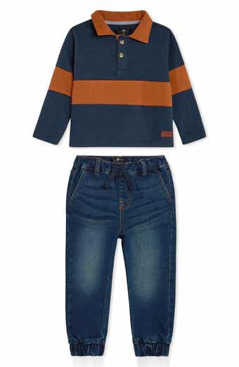 Kids' 2-Piece Polo Shirt & Jeans Set