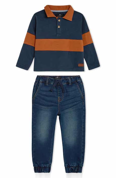 Kids' 2-Piece Polo Shirt & Jeans Set