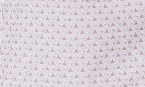 7 Diamonds Kyro Geo Print Short Sleeve Performance Button-up Shirt