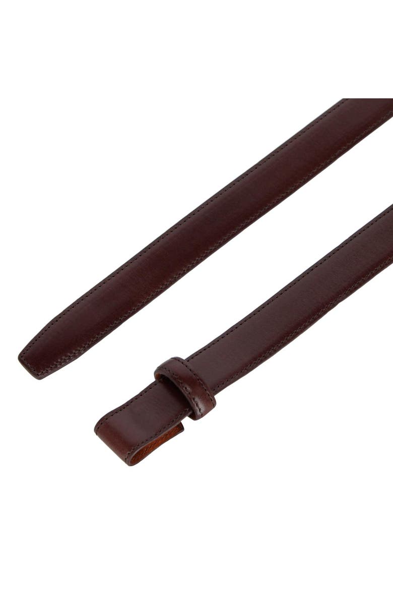 Cortina Leather 25mm Compression Belt Strap, Alternate, color, Mahogany