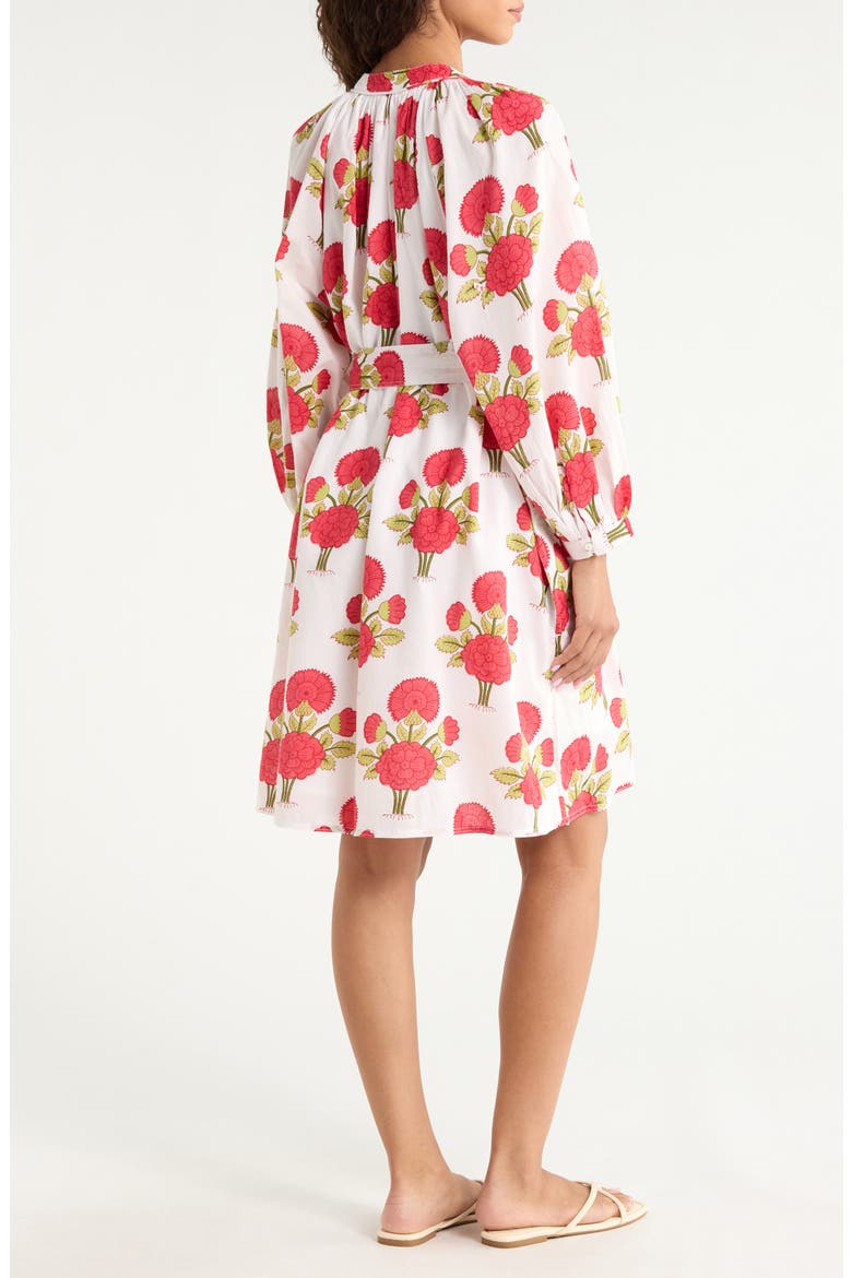 Kaia Floral Print Long Sleeve Dress, Alternate, color, BLOOM POEM