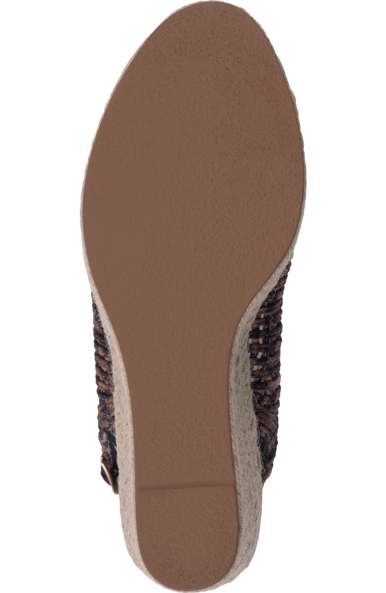 GC SHOES Amira Slingback Espadrille Wedge Sandal, Alternate, color, Leopard