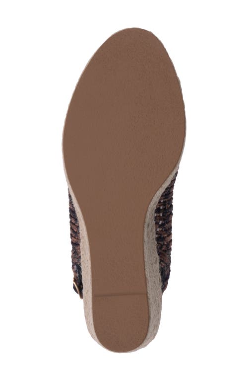Gc Shoes Amira Slingback Espadrille Wedge Sandal In Leopard