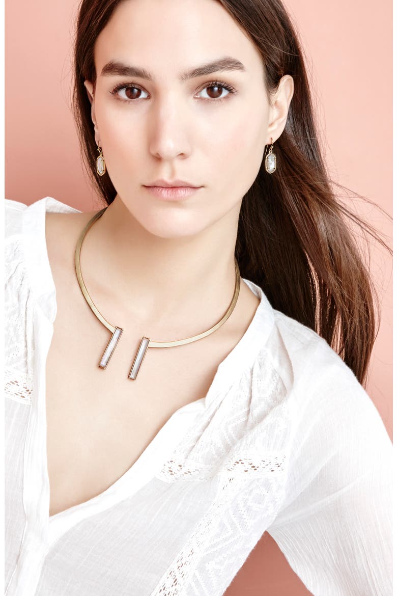 Lee Small Drop Earrings, Alternate, color, GOLD SPICE DRUSY