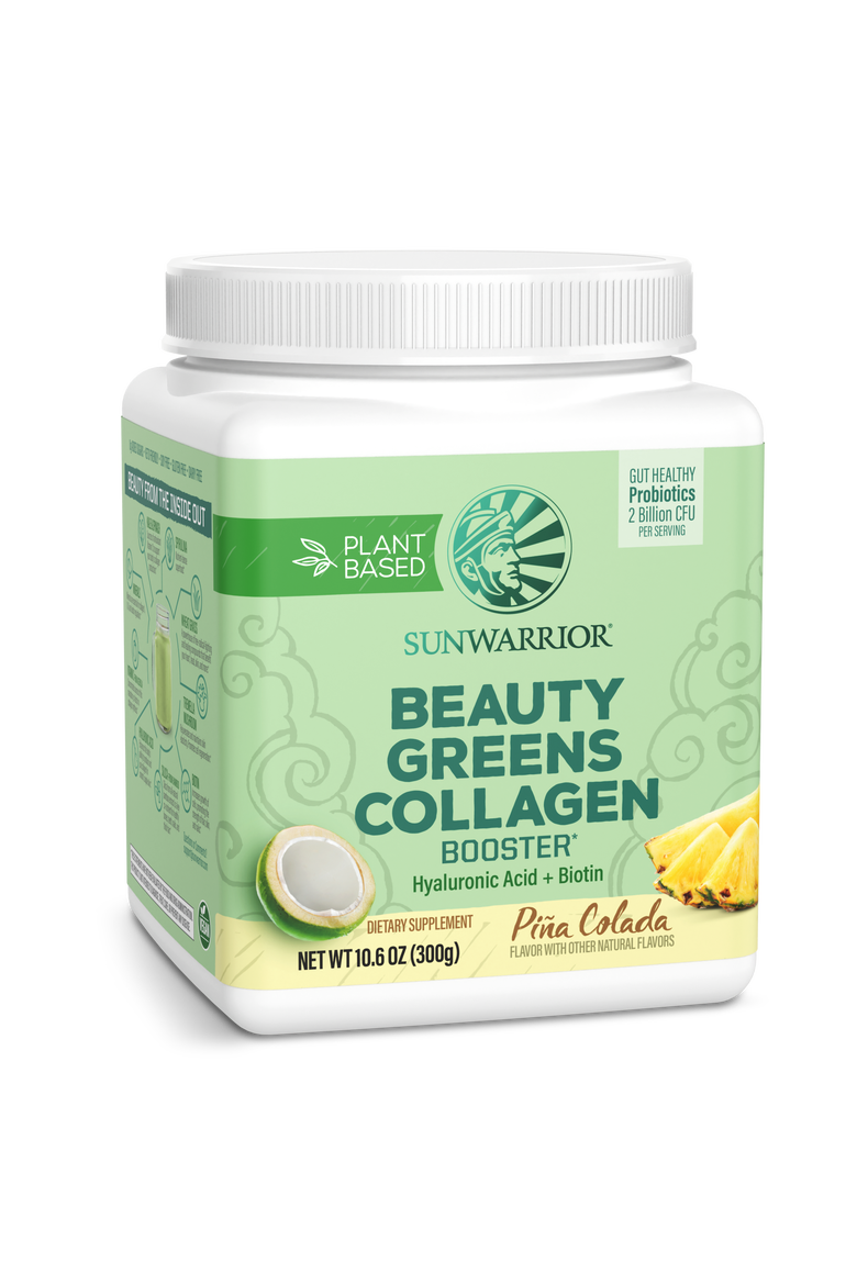 Beauty Greens Powder, 300gm, Main, color, Pina Colada