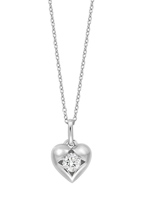 Icon Diamond Heart Pendant Necklace (Nordstrom Exclusive)