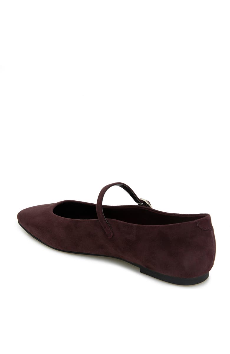 Kenneth Cole Jasper Mary Jane Flat, Alternate, color, Burgundy Suede
