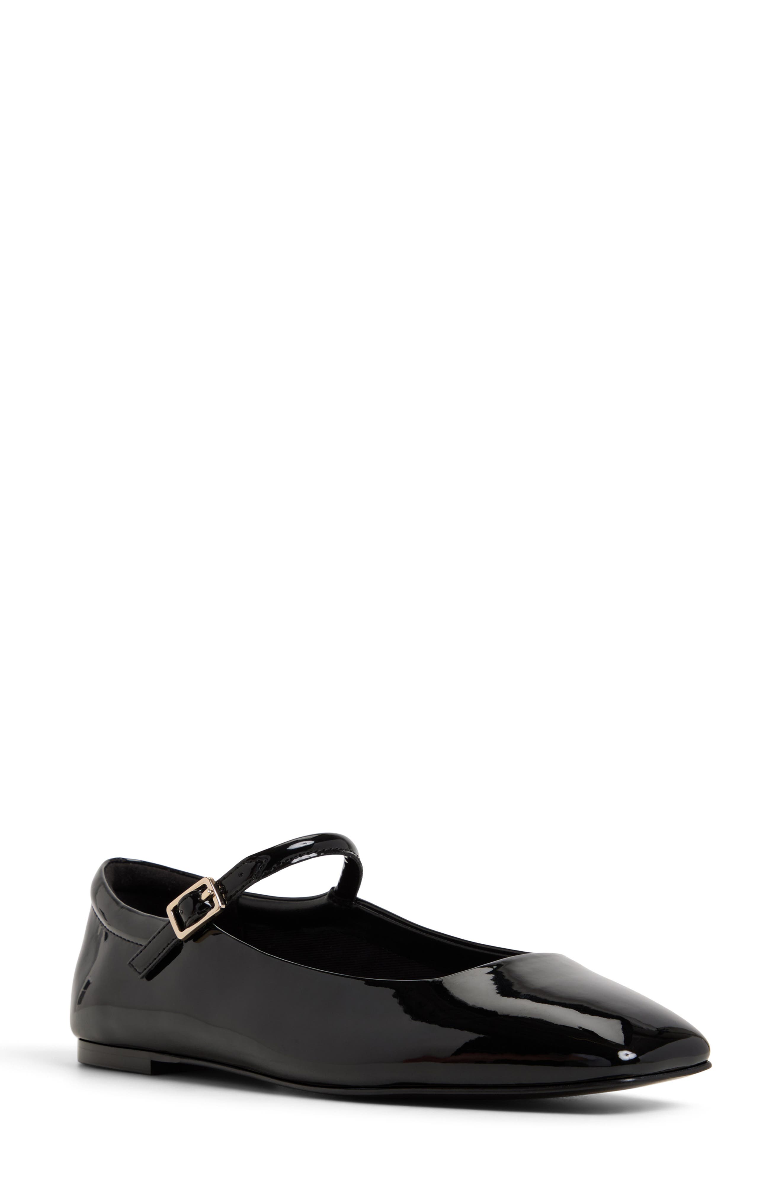ALDO Kristyn Mary Jane Flat, Main, color, Black