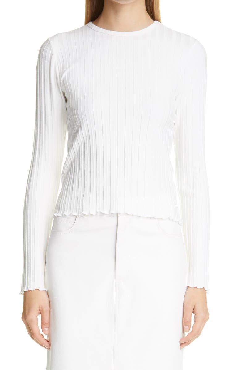 SIMONMILLER Rib by Simon Miller Rib Knit Top, Main, color, 