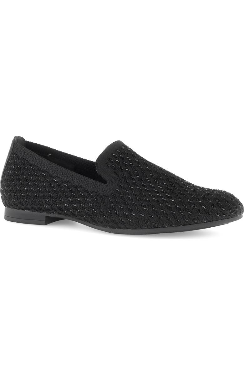 Gabor Rhinestone Knit Loafer, Main, color,