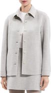 Theory Check Wool Shirt Jacket