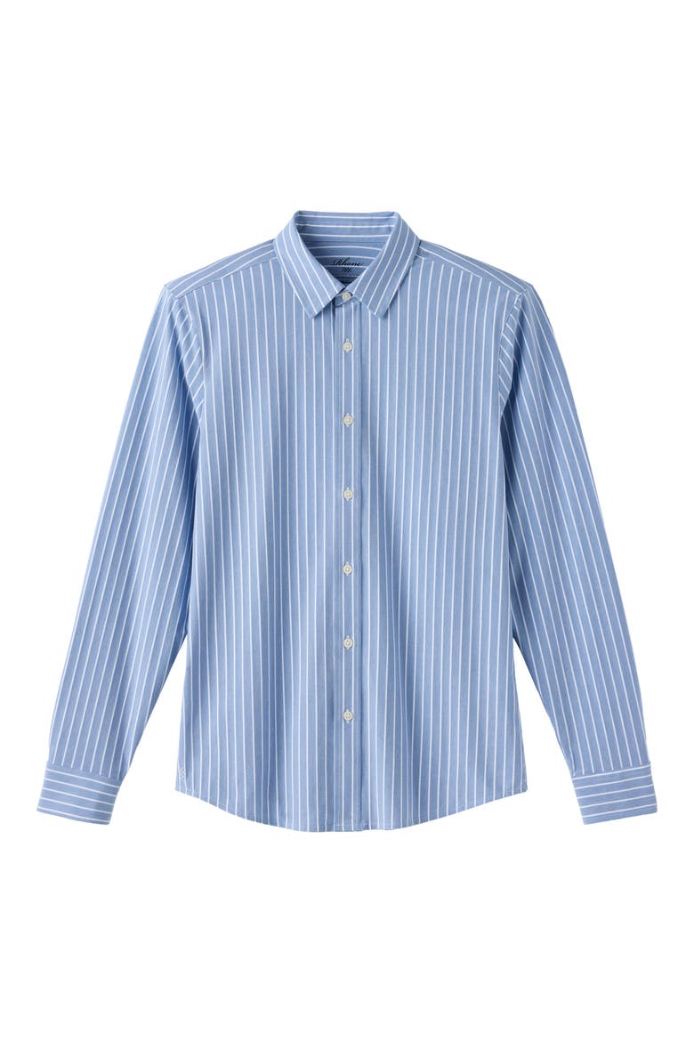 Commuter Pro Slim Fit Button-Up Shirt, Alternate, color, BLUE OXFORD STRIPE