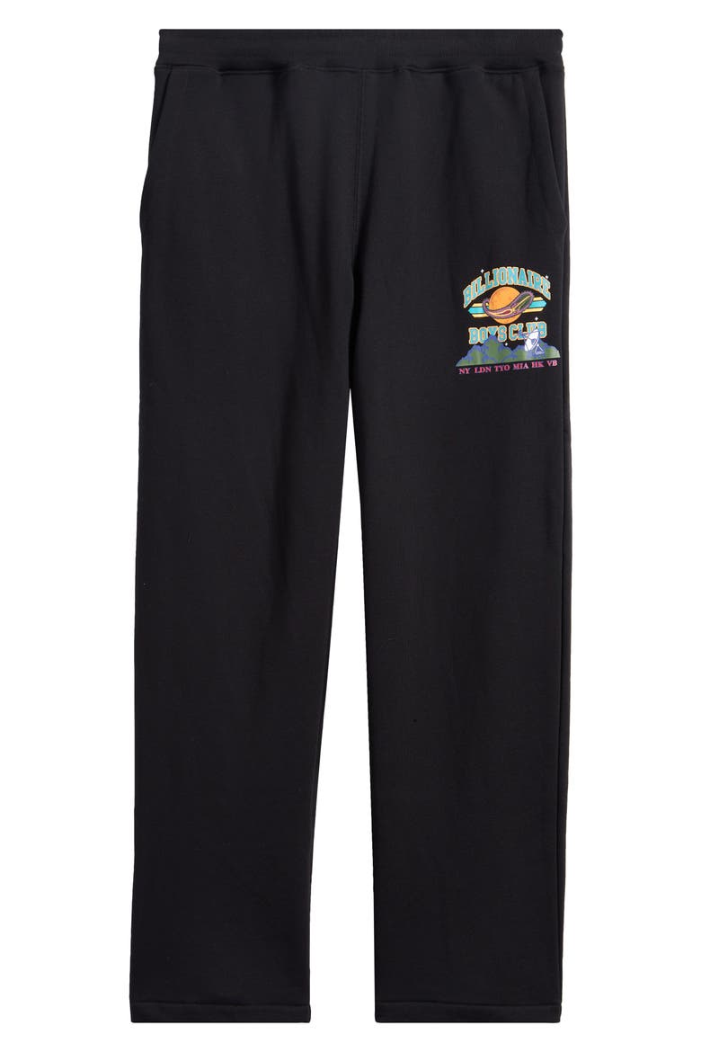 Planet Graphic Sweatpants, Alternate, color, BLACK