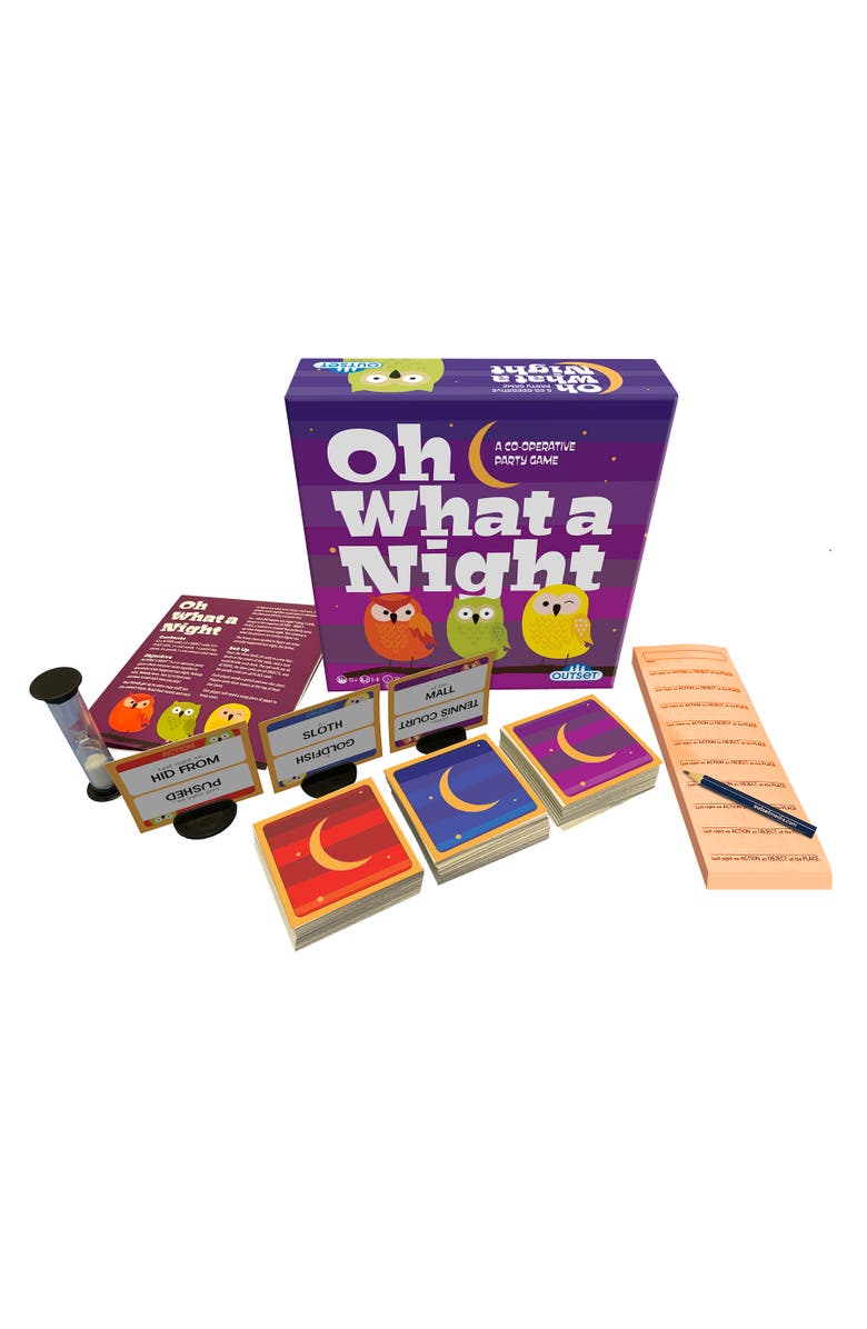Outset Oh What A Night Cooperative Family Party Game, 38 Players, Alternate, color, Multicolored