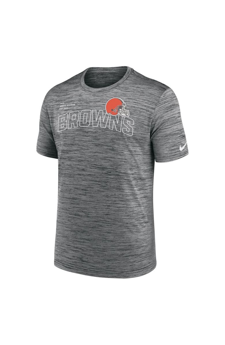 Nike Men's Nike  Anthracite Cleveland Browns Velocity Arch Performance T-Shirt, Alternate, color, Anthracite