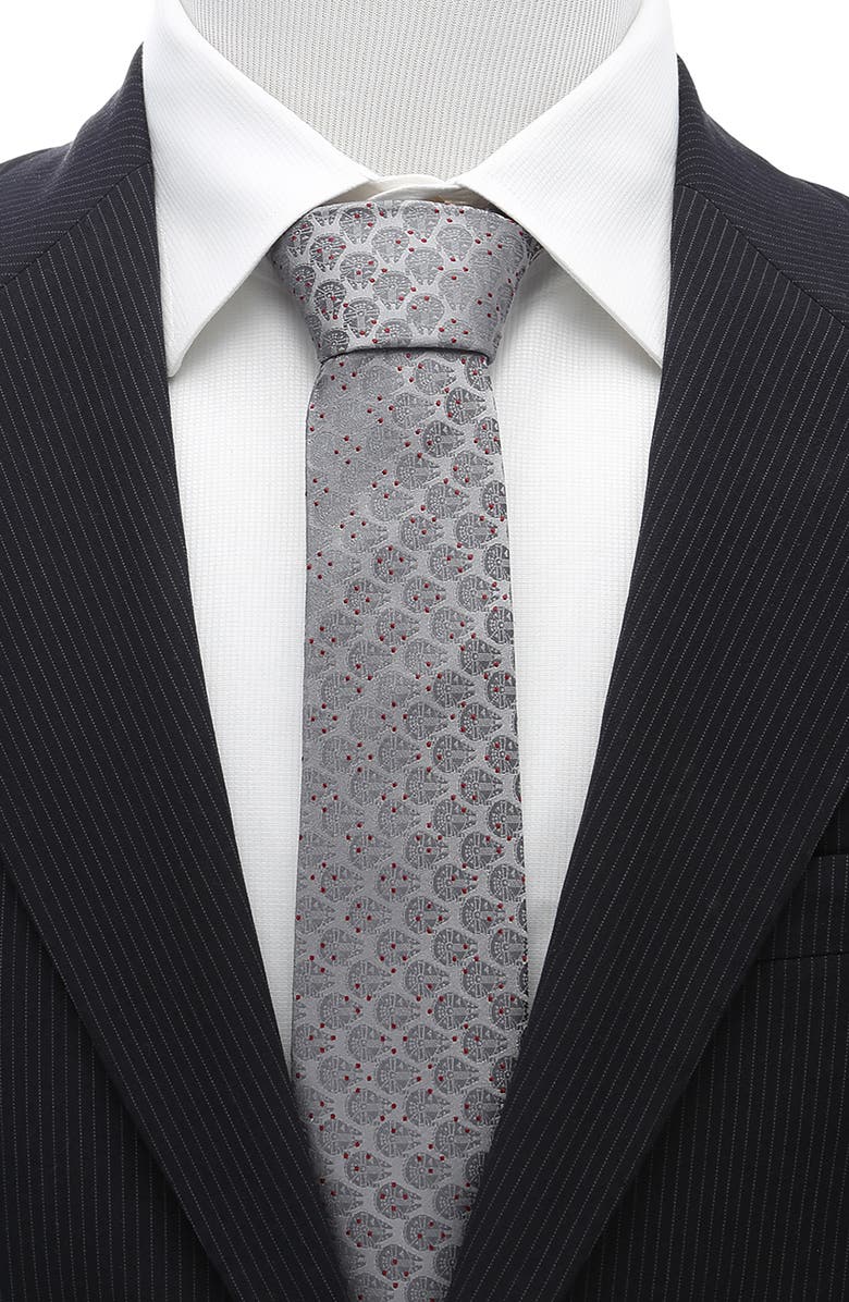 Cufflinks, Inc. Star Wars<sup>™</sup> - Millennium Falcon Dot Silk Tie, Alternate, color, 