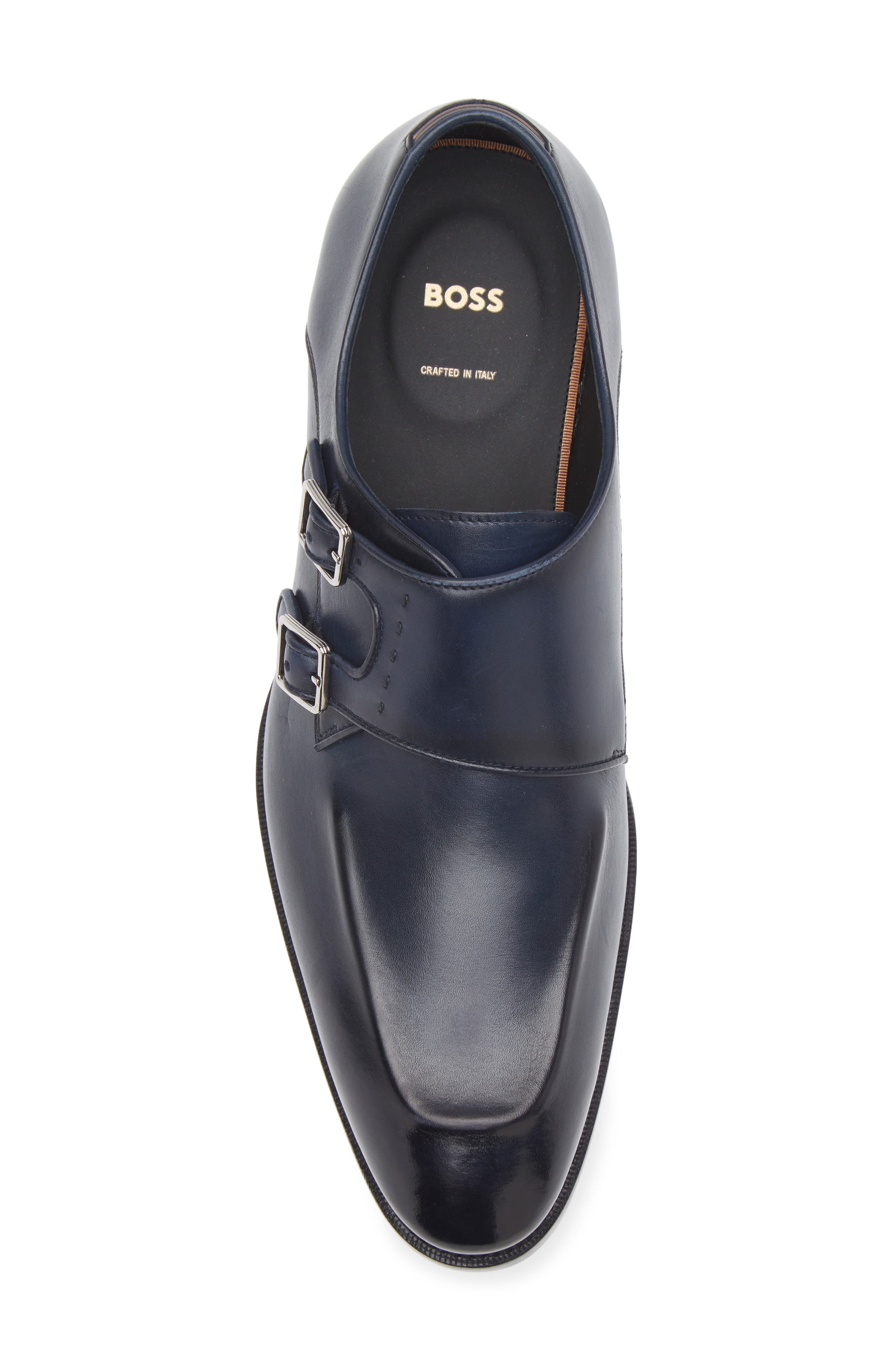 BOSS Rill Double Monk Strap Shoe, Alternate, color, 