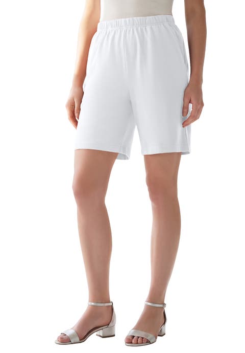 Plus Size Soft Knit Pull-On Short (Plus)