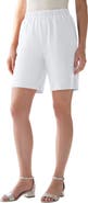 Roaman's Plus Size Soft Knit Pull On Short