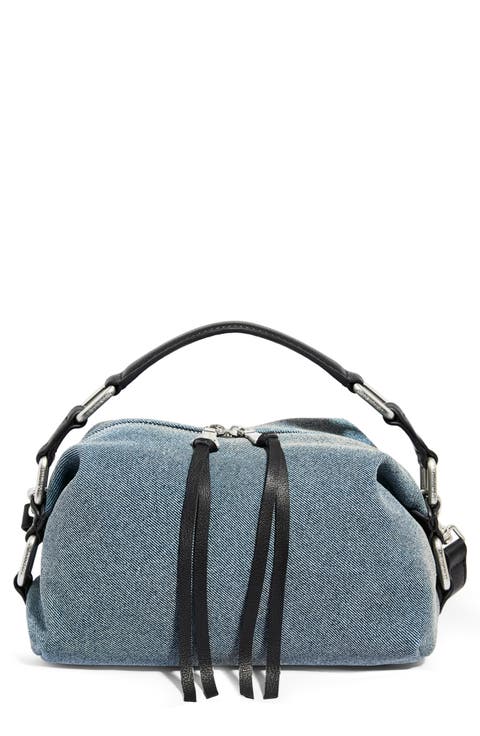 Dumpling Leather Top Handle Bag