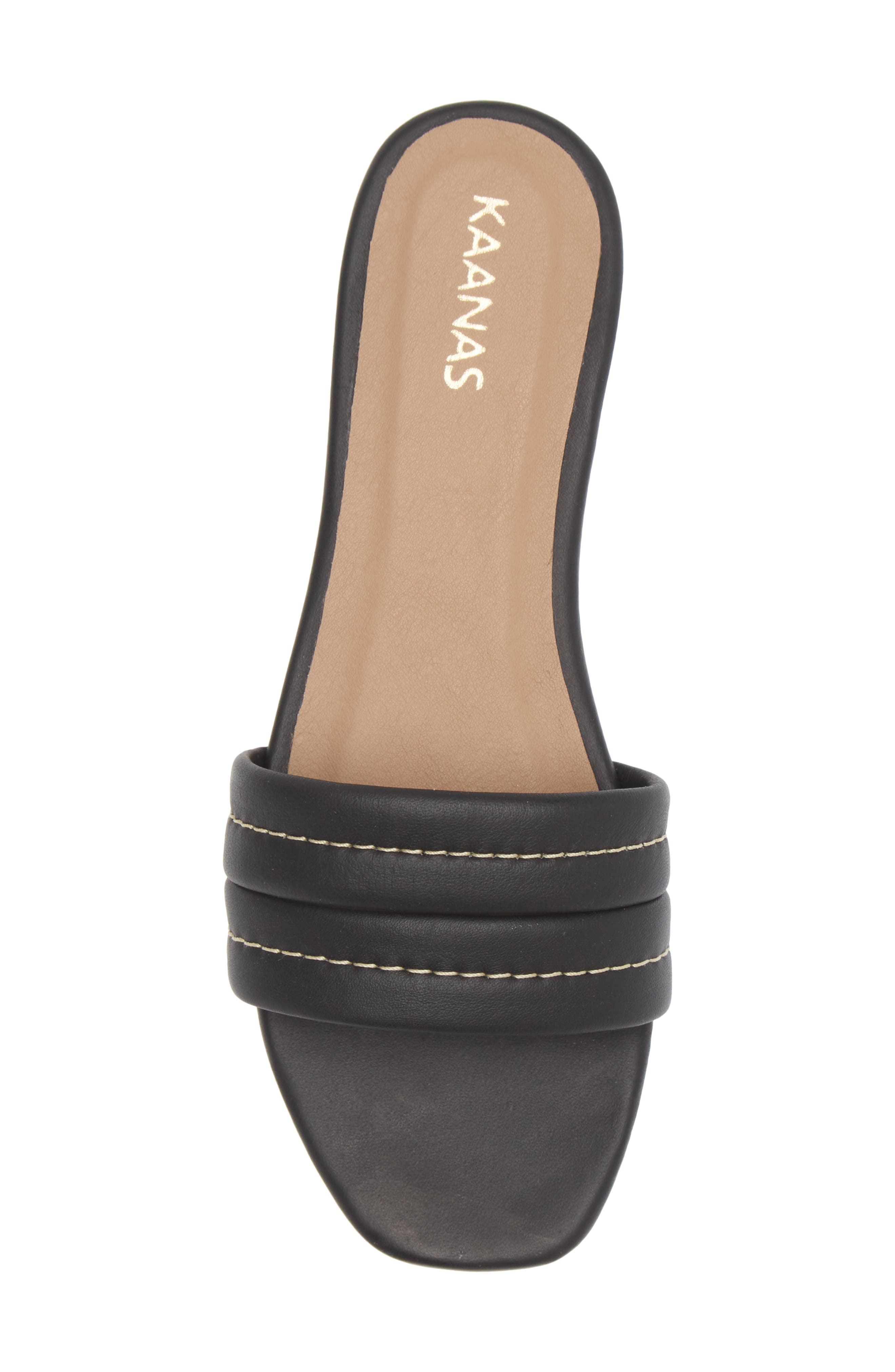 Kaanas Maya Chunky Slide Sandal, Alternate, color, Black