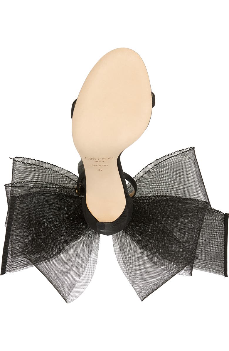 Jimmy Choo Aveline Bow Ankle Strap Sandal, Alternate, color,