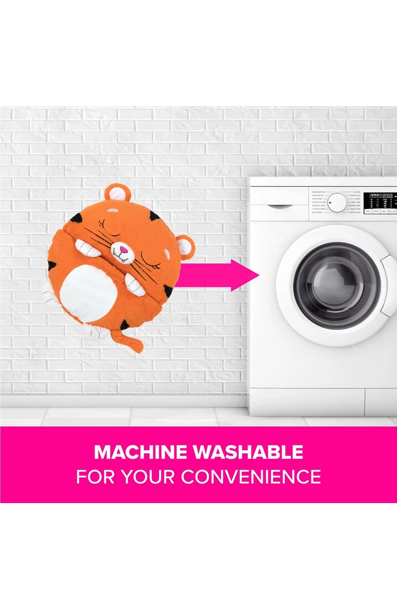 Happy Nappers Pillow & Sleepy Sack Large Tiger Tobi, 66 inch x 30 inch, Alternate, color, Orange