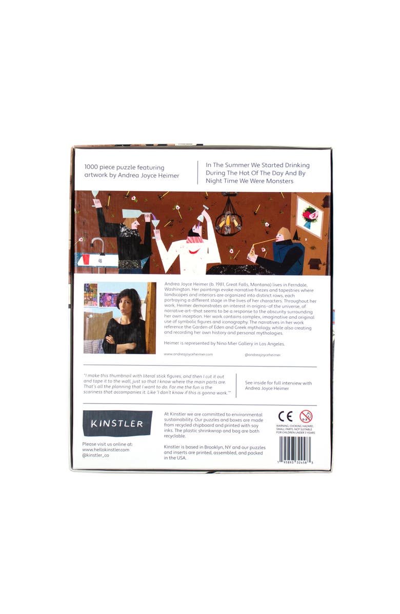 Kinstler In the Summer We Started Drinking 1000 Piece Jigsaw Puzzle, Alternate, color, Multicolored