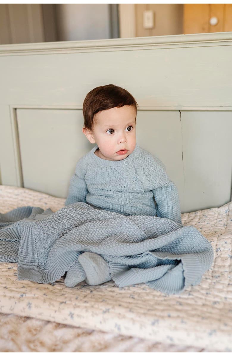 Ely's & Co. Looms Moss Knit Collection - Blanket, Alternate, color,
