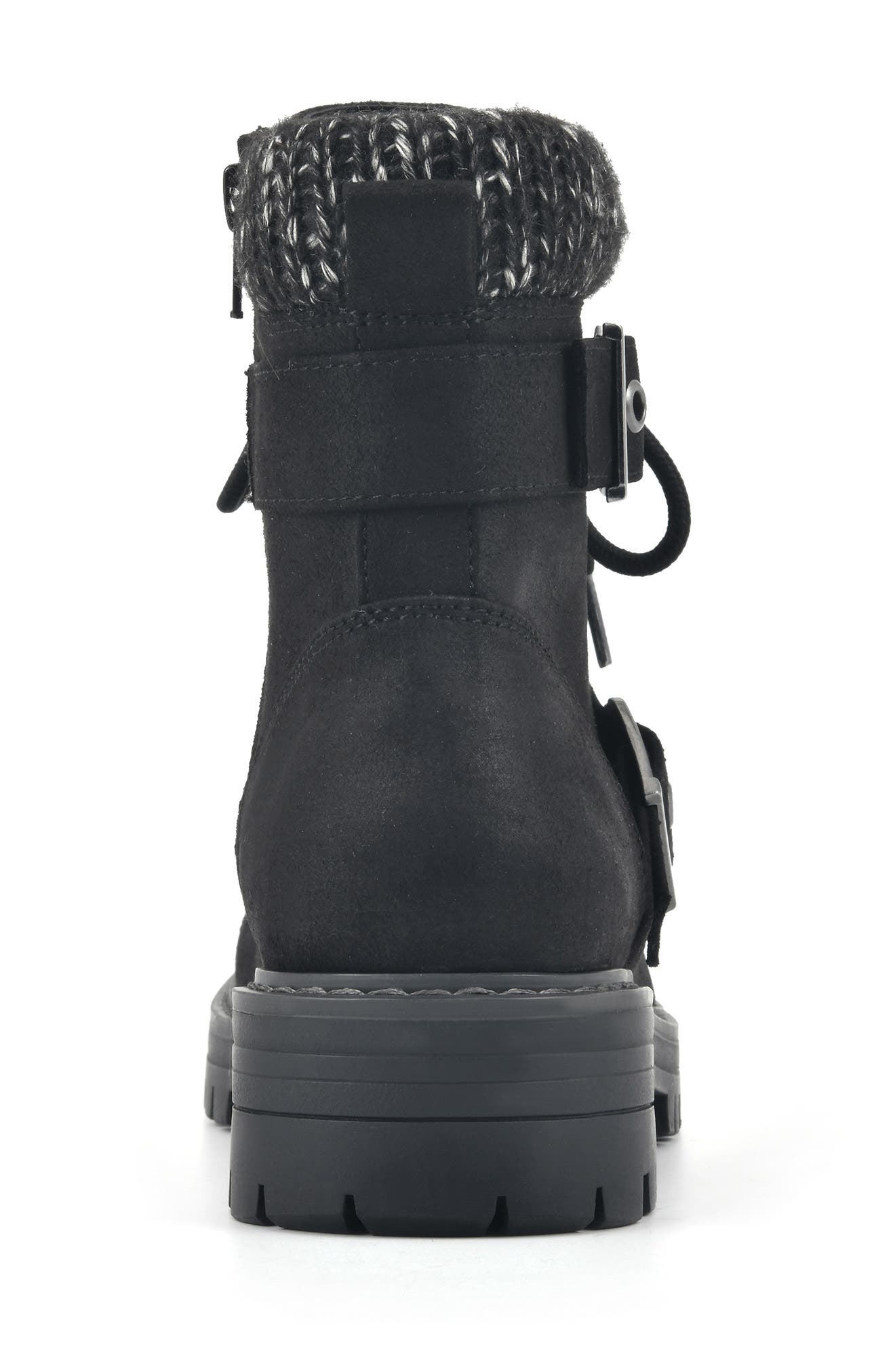 CLIFFS BY WHITE MOUNTAIN Marlee Buckled Lace-Up Boot - Wide Width Available, Alternate, color, 